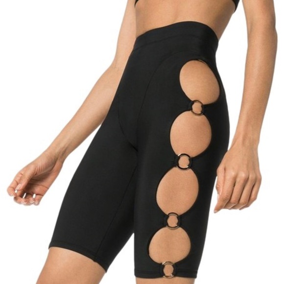 adam selman Pants - Adam Selman 1-800 Cut Out Biker Shorts Small